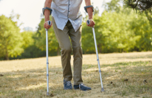 Walking after knee surgery